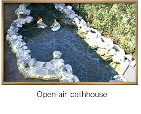 Open-air bathhouse